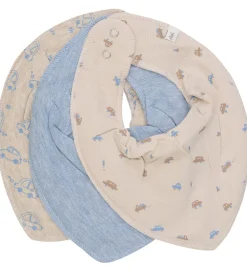 Pippi Baby Pippi Savlesmække - Spids - 3-pak - Blue Fog