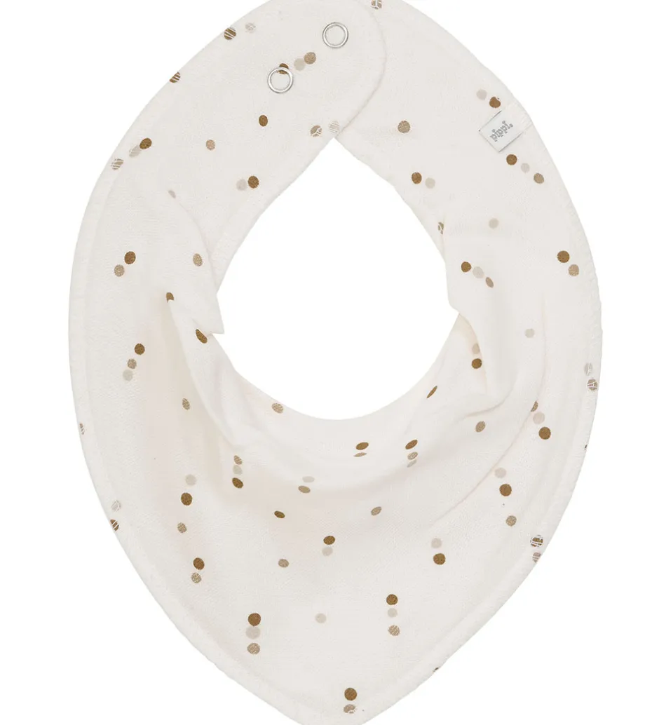 Savlesmække*Pippi Baby Pippi Savlesmække - Spids - 3-pak - Marshmallow White