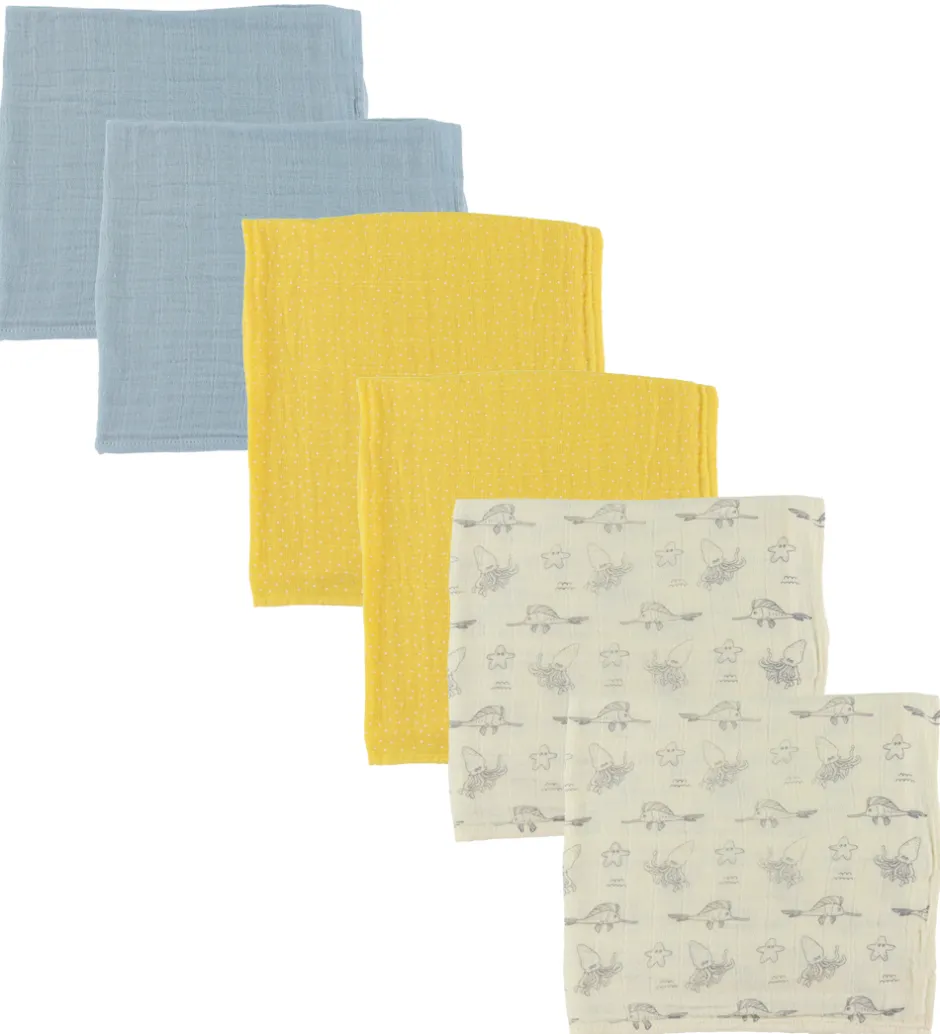 Stofbleer*Pippi Baby Pippi Stofbleer - 6 pak - 65x65 cm - Snapdragon