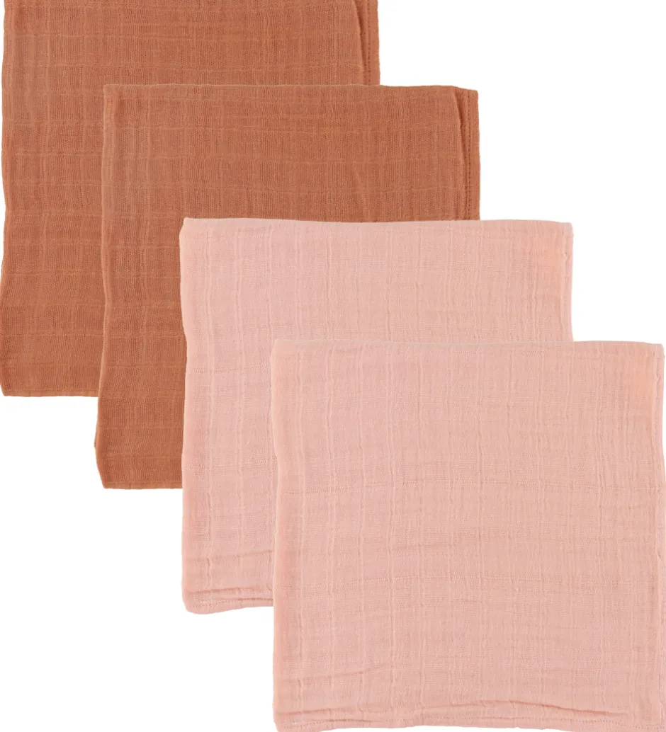 Pippi Baby Pippi Stofbleer - 4 pak - 65x65 cm - Veiled Rose