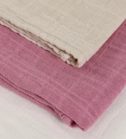 Pippi Baby Pippi Stofbleer - Noos - 3-pak - Musselin - 65x65 - Mauve Orchid