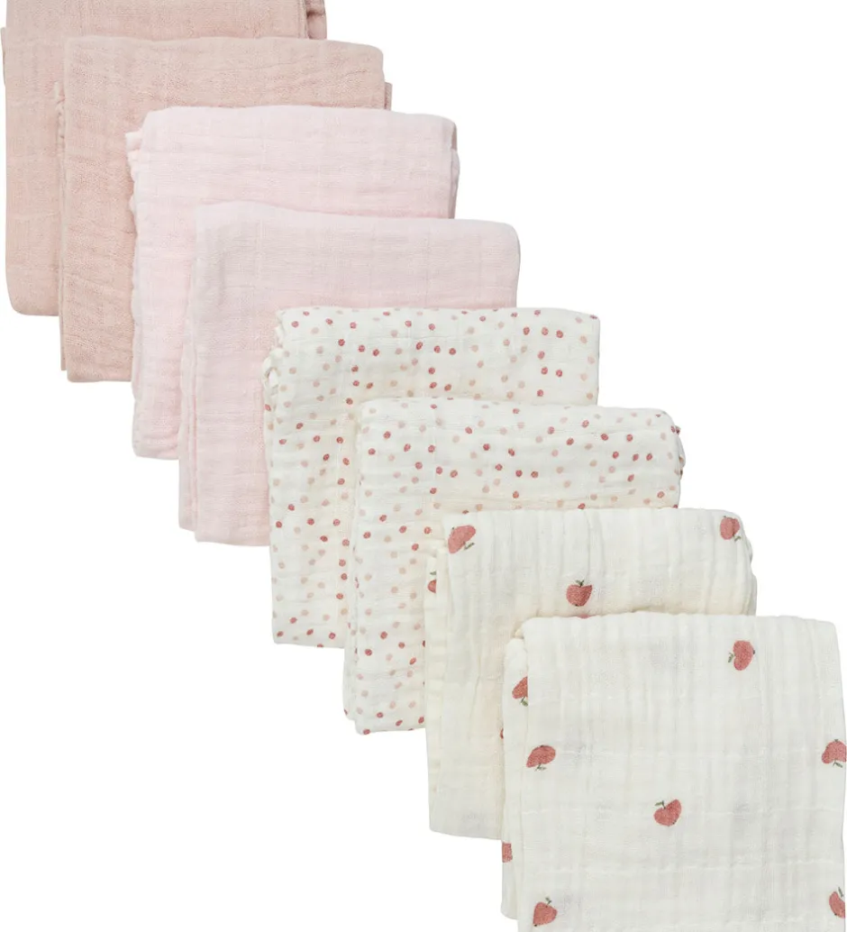 Pippi Baby Pippi Stofbleer - 8-pak - 65x65 cm - Rose Dust