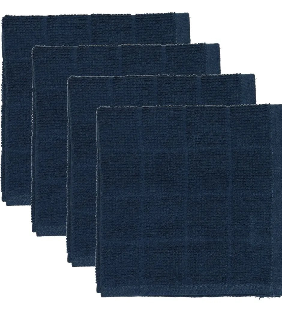 Pippi Baby Pippi Vaskeklude - 4-pak - Navy