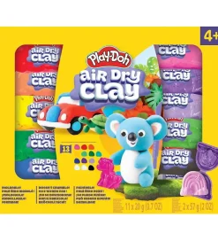 Modellervoks|Kreativ Leg*Play-Doh Modellervoks - Air Dry Clay - 13-pak - Variety Kit