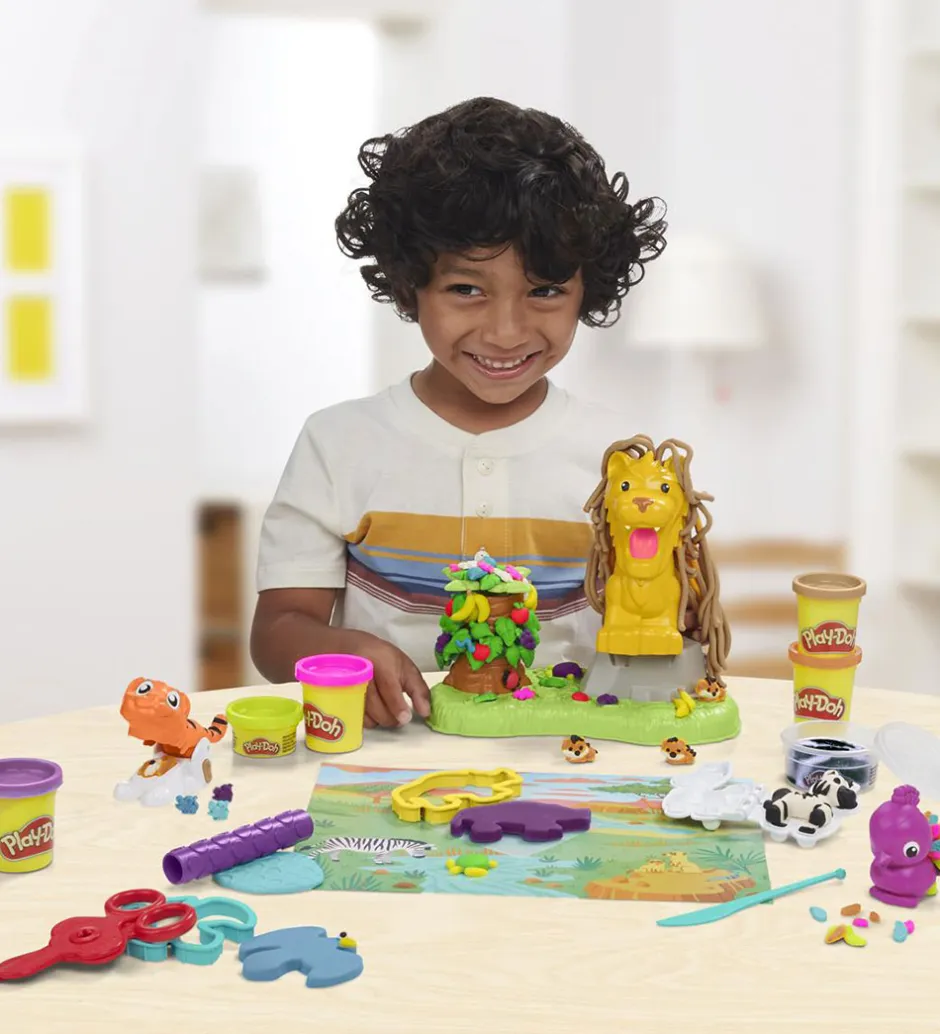 Modellervoks*Play-Doh Modellervoks - Growin' Mane Lion And Friends