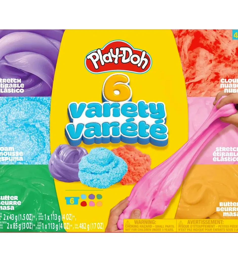 Slim*Play-Doh Slim - Multi Variety Box 6 Pack