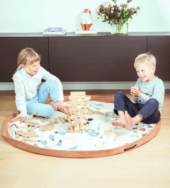 Legetæpper Og Legegulve|Opbevaringstæpper*Play&Go Legetøjstæppe - Ø: 140 cm - Veggie Numbers