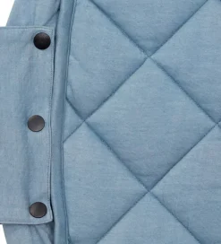 Legetæpper Og Legegulve|Opbevaringstæpper*Play&Go Legetøjstæppe - Ø120 - Soft Organic - Dusty Blue