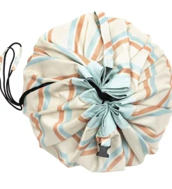 Opbevaringstæpper*Play&Go Legetøjstæppe - Outdoor - Ø140 cm - Stripes