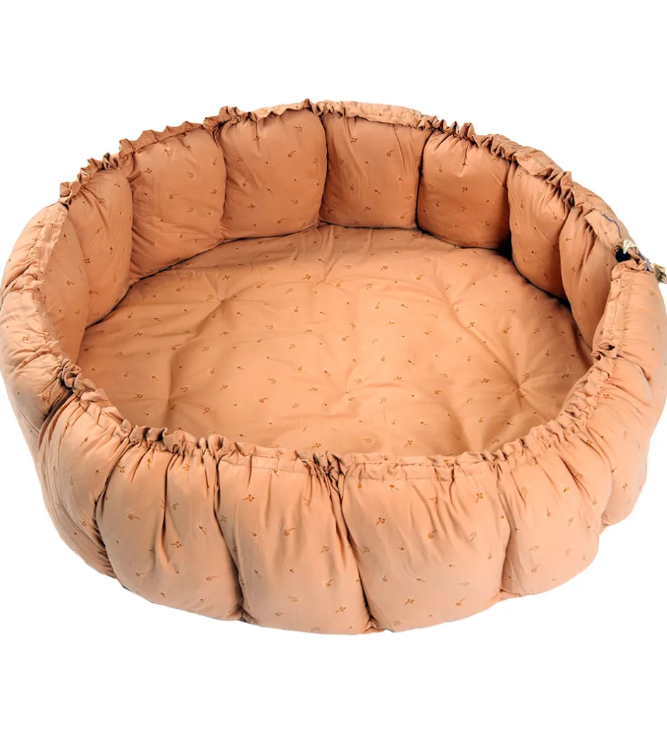 Legetæpper Og Legegulve*Play&Go Legetæppe - 3-i-1 - Ø130 cm - Bloom Fleuri