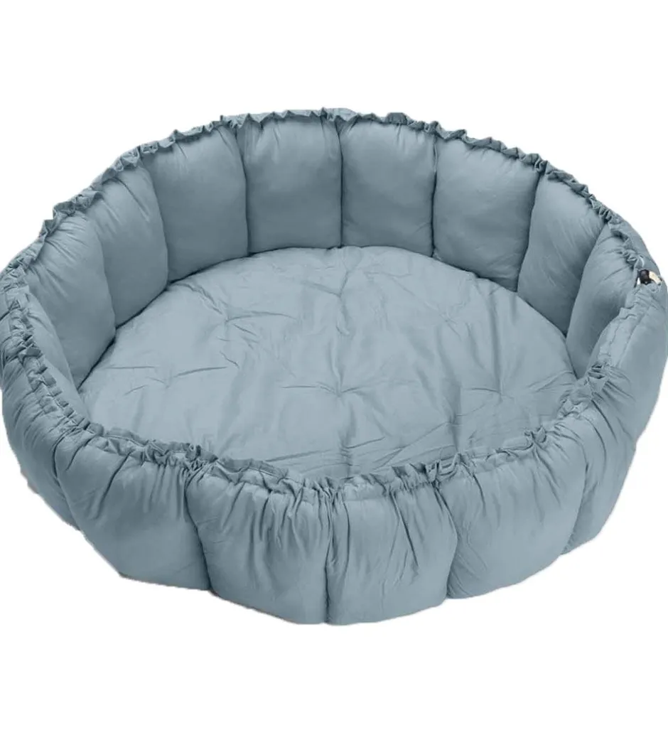 Play&Go Legetæppe - 3-i-1 - Ø130 cm - Dusty Blue