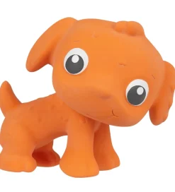 Bideringe*Playgro Bidelegetøj - Eco Play - Pookie Puppy - Orange