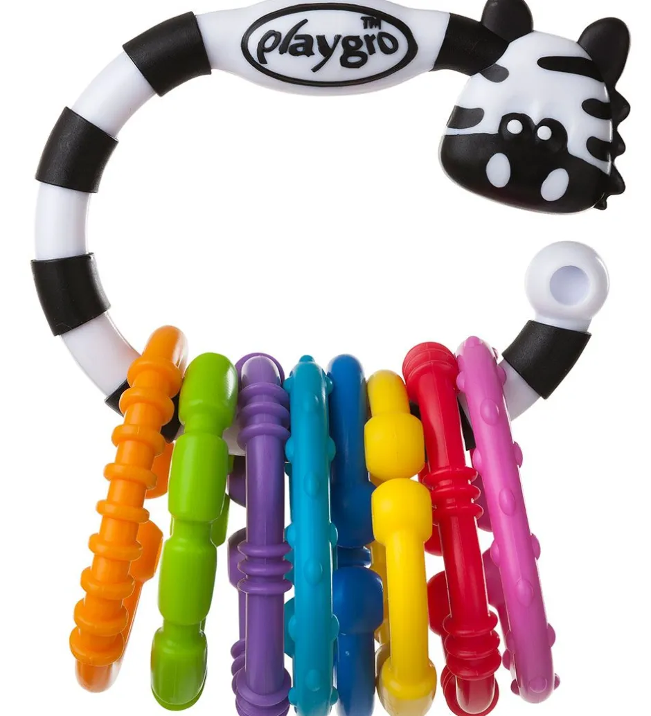 Uroer*Playgro Ophængsringe - 9 stk - Zebra