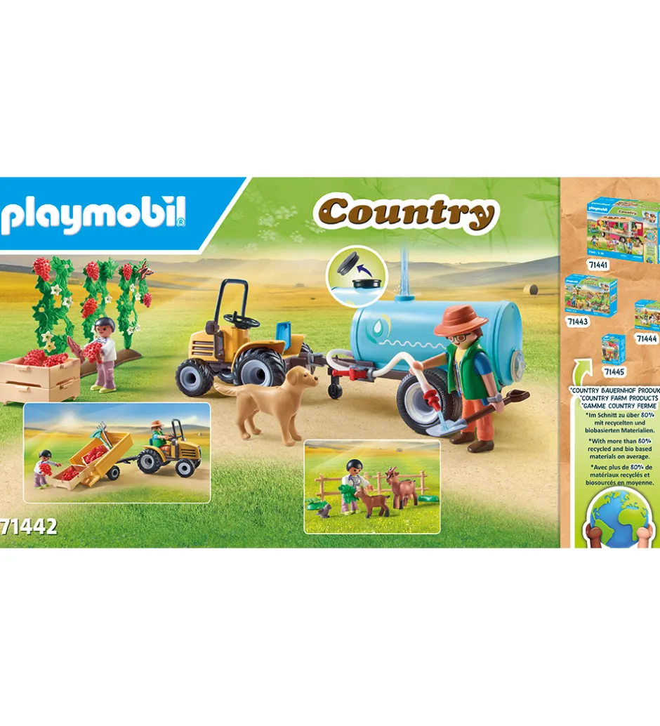 Traktorer*Playmobil Country - Traktor med Anhænger o... - 71442 - 117 Dele