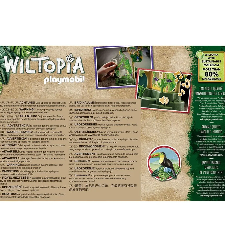 Natlamper|Lamper*Playmobil Wiltopia - Regnskovs-natlampe - 71009 - 69 Dele