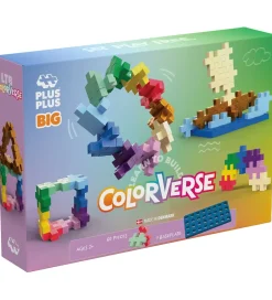 Kreativ Leg|Kreasæt*Plus-Plus Big - Learn To Build - 60 stk - Colorverse
