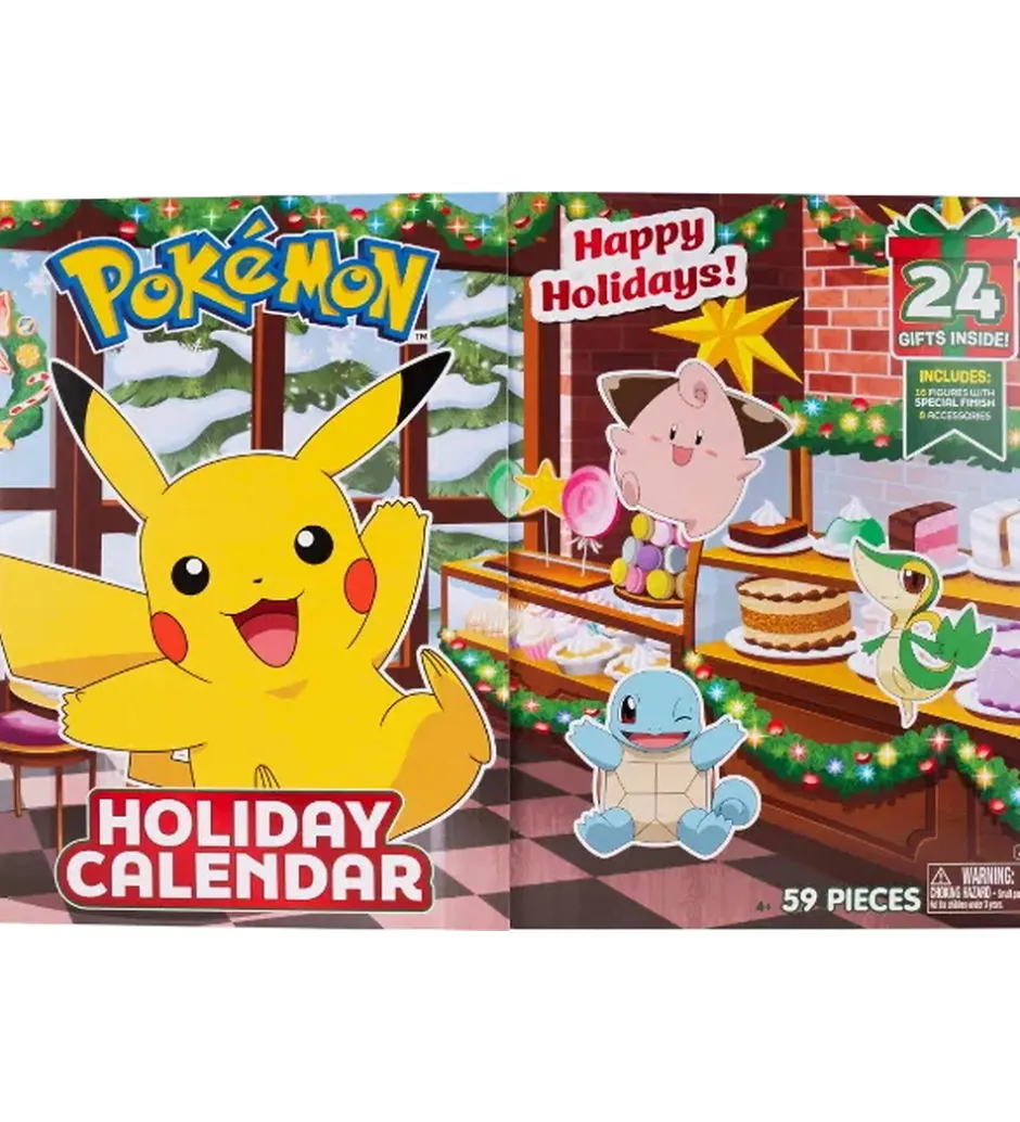 Julekalender|Dekoration*Julekalender Pokémon - 24 Låger