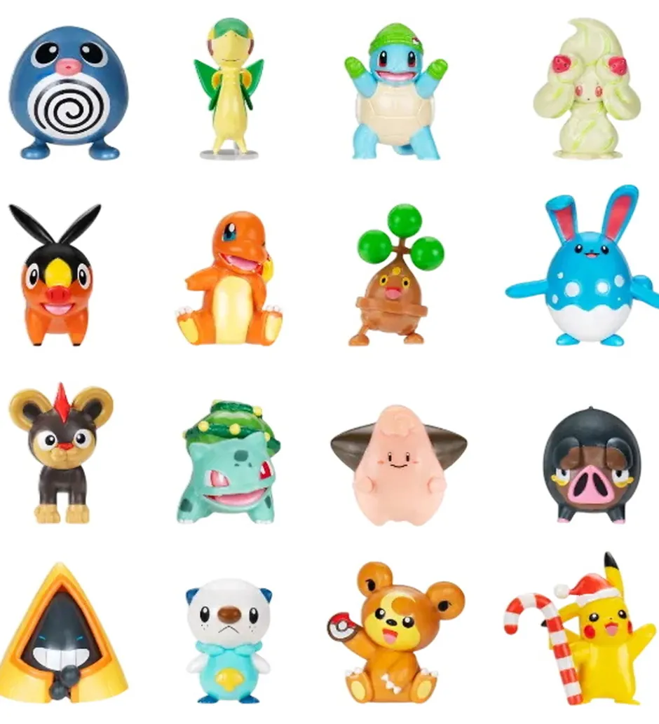 Julekalender|Dekoration*Julekalender Pokémon - 24 Låger