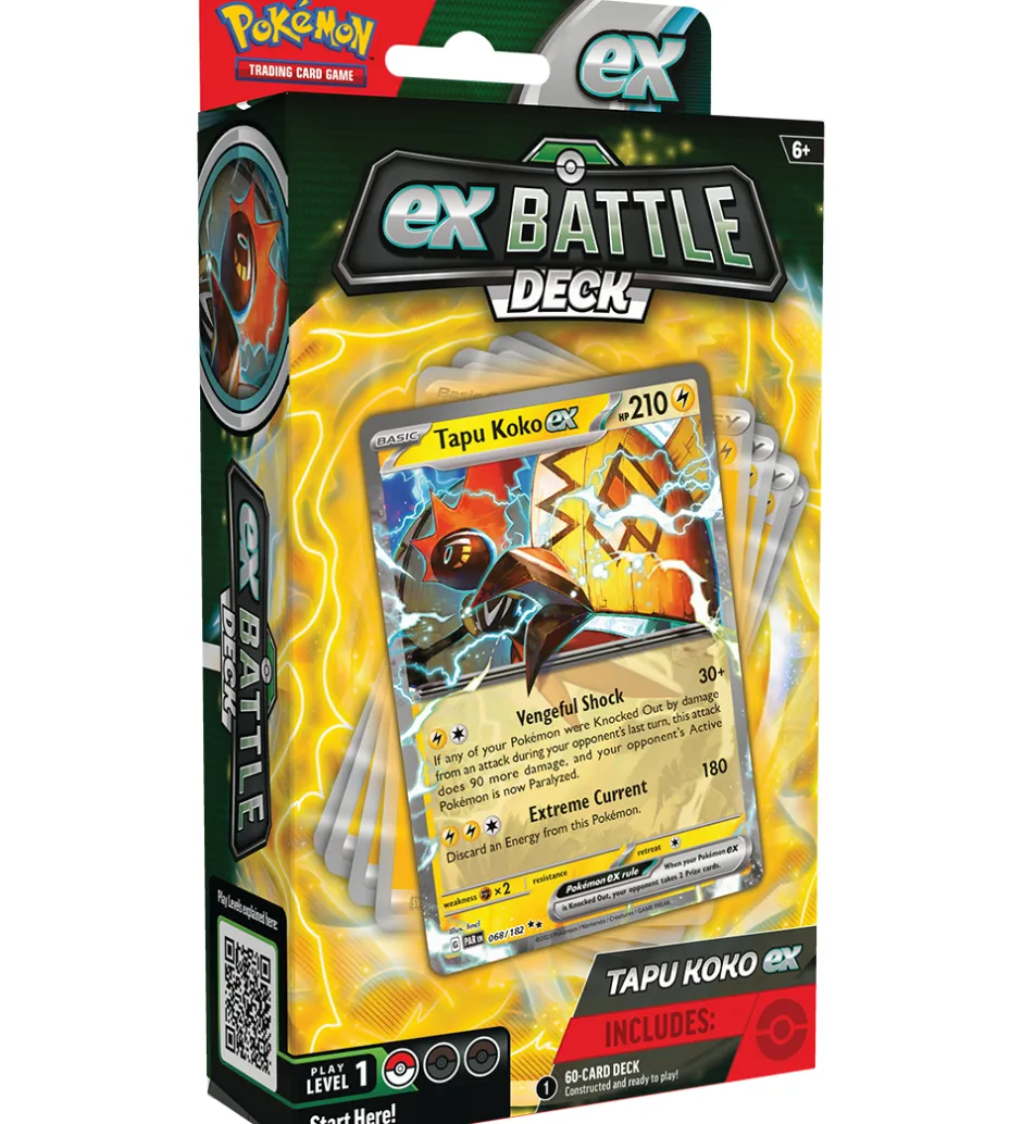 Samlekort*Pokémon Samlekort - Battle Deck - Tapu Koko ex