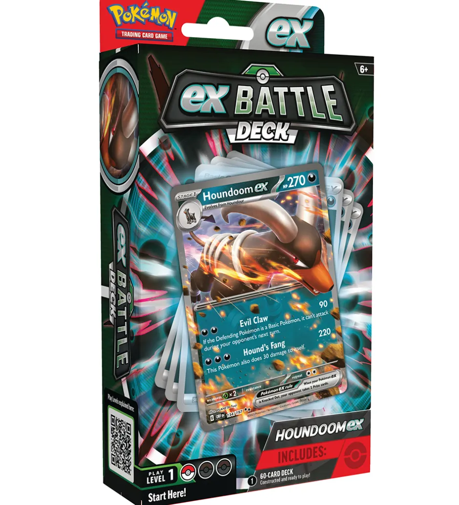 Samlekort*Pokémon Samlekort - Battle Deck - Houndoom ex