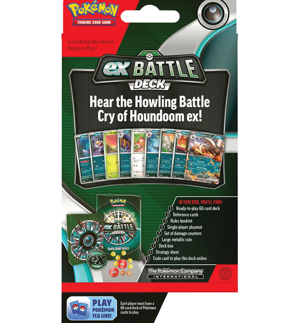 Samlekort*Pokémon Samlekort - Battle Deck - Houndoom ex