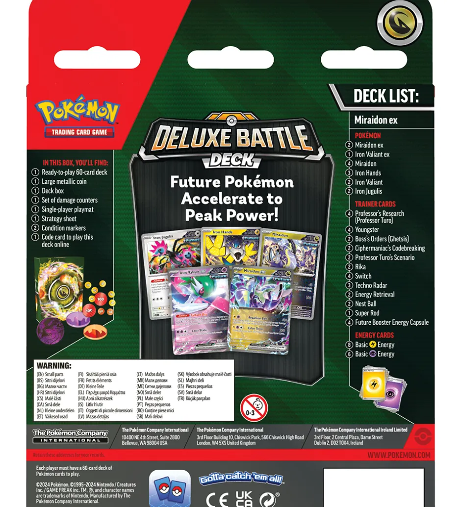Samlekort*Pokémon Samlekort - Deluxe Battle Deck - Miraidon ex