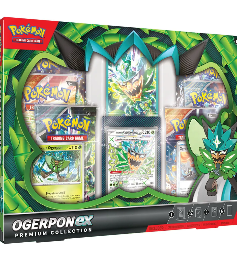 Samlekort*Pokémon Samlekort - Ogerpon ex - Premium Collection