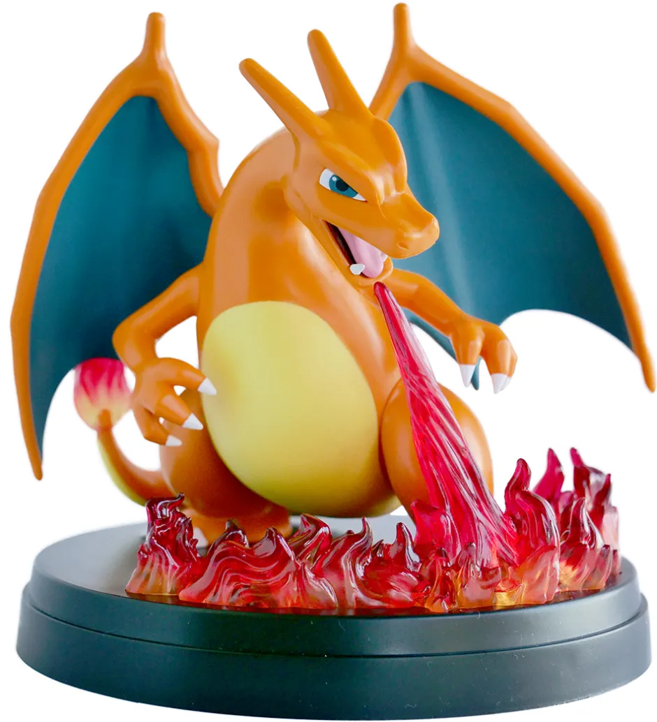 Samlekort*Pokémon Samlekort m. Figur - Super Premium Box - Charizard Ex
