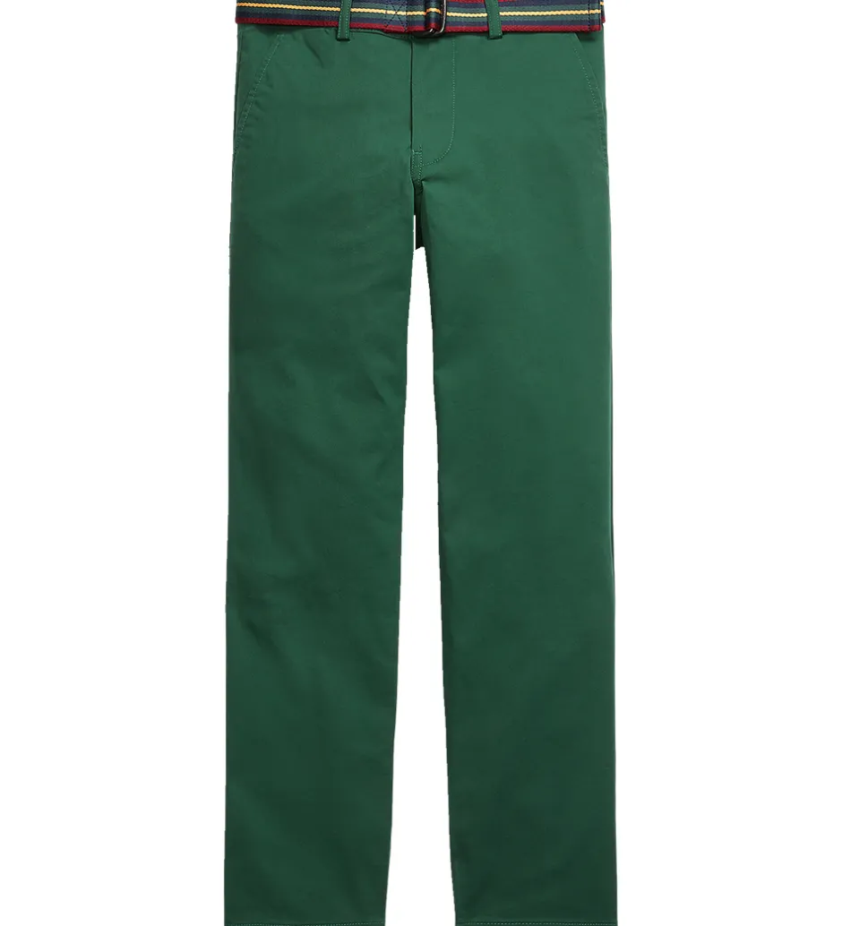 Konfirmationstøj*Polo Ralph Lauren Bukser - Bedford - Grøn m. Bælte
