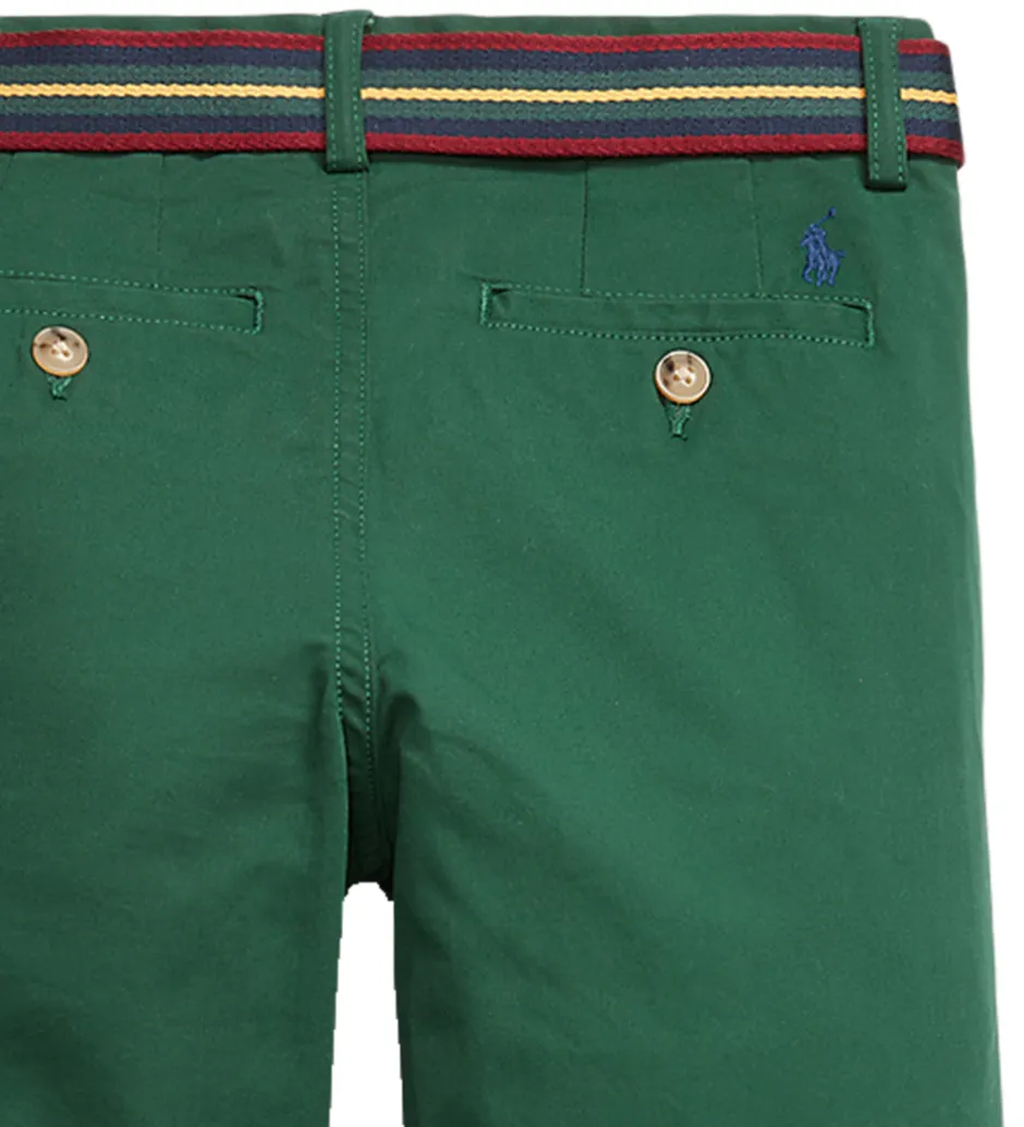Konfirmationstøj*Polo Ralph Lauren Bukser - Bedford - Grøn m. Bælte