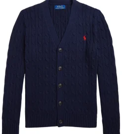 Børn Polo Ralph Lauren Cardigan - Strik - Cable - Navy