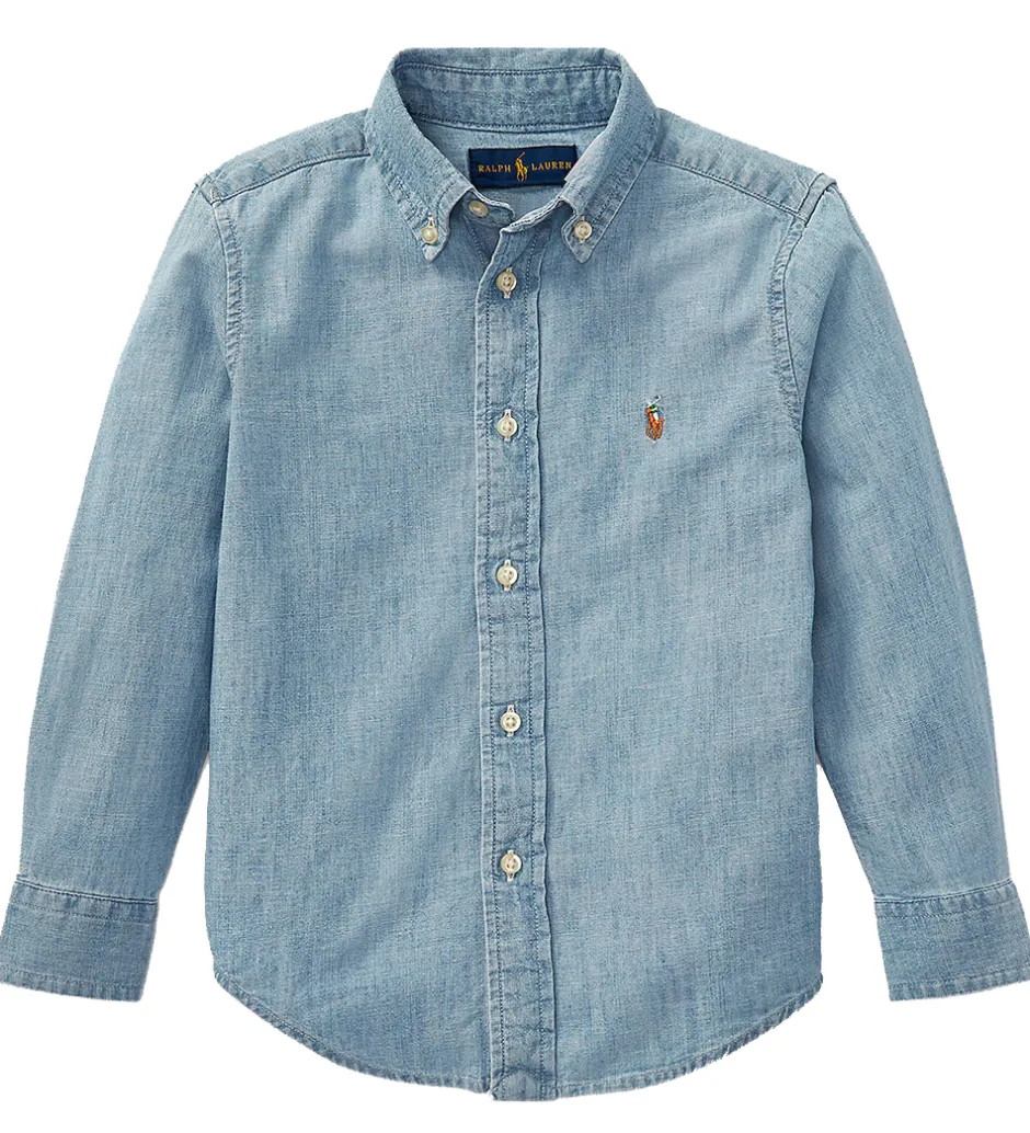 Børn Polo Ralph Lauren Denimskjorte - Blå