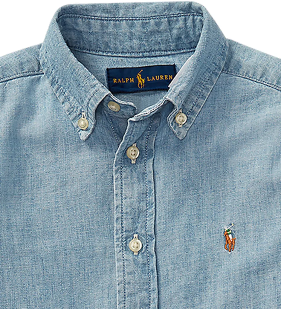 Børn Polo Ralph Lauren Denimskjorte - Blå