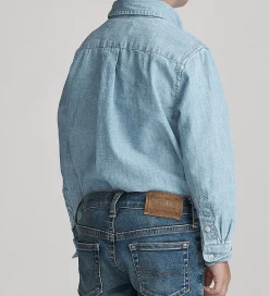 Børn Polo Ralph Lauren Denimskjorte - Blå