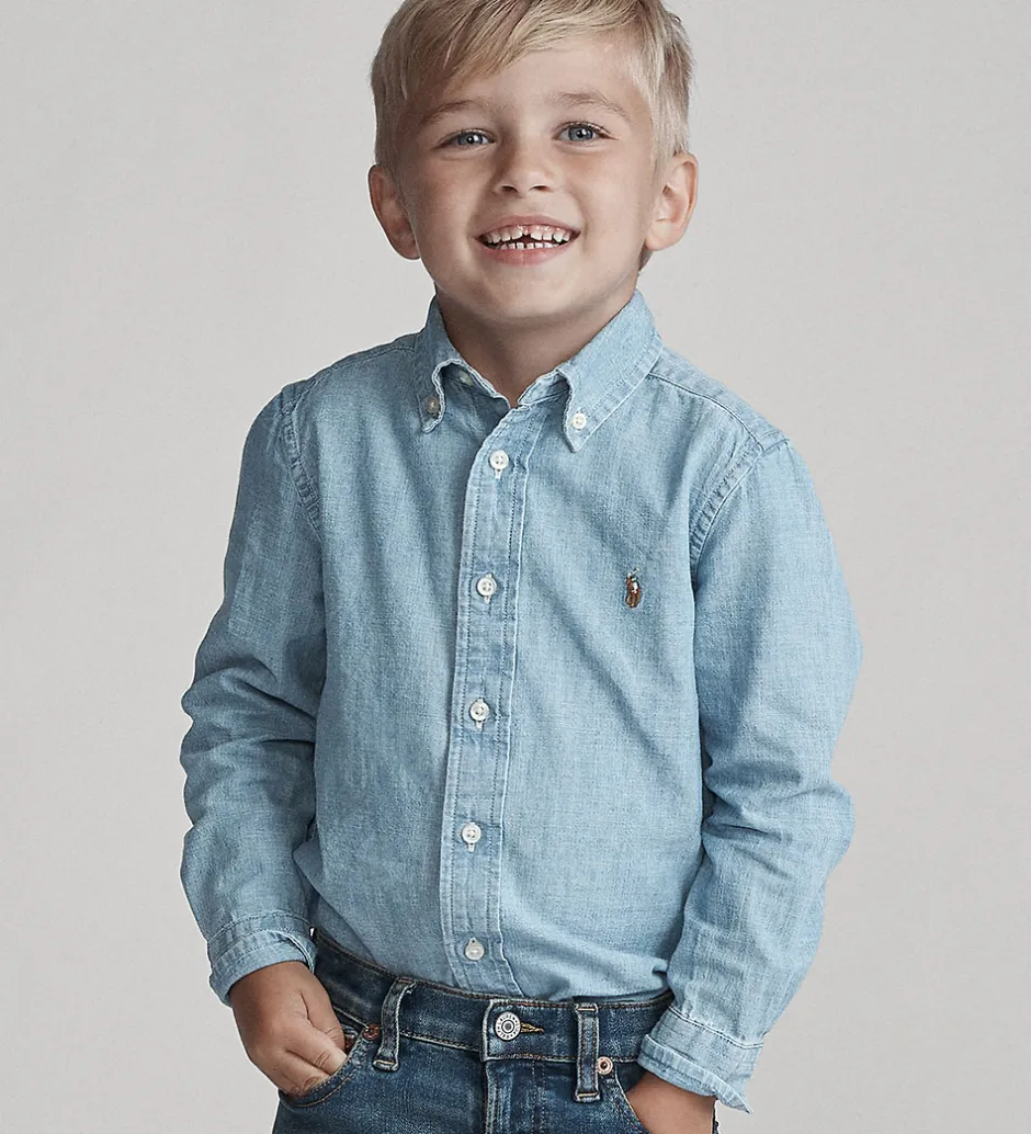Børn Polo Ralph Lauren Denimskjorte - Blå