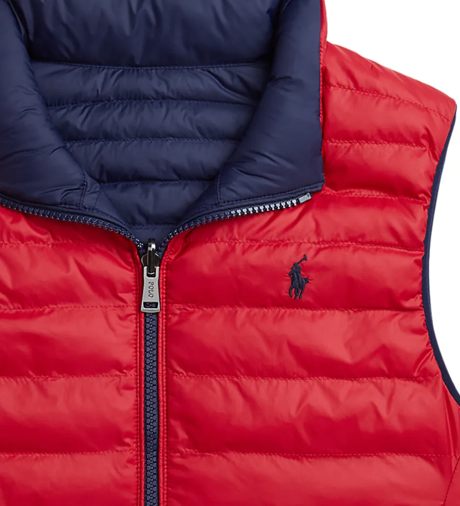 Dunveste Og Dyneveste*Polo Ralph Lauren Dynevest - Vendbar - Navy/Rød