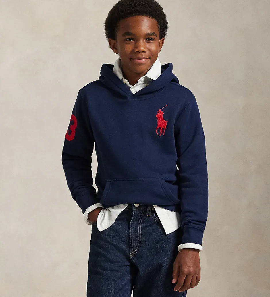 Hættetrøjer*Polo Ralph Lauren Hættetrøje - Refined Navy m. Rød
