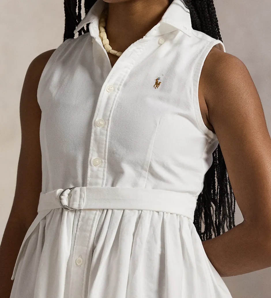 Konfirmationstøj*Polo Ralph Lauren Kjole - Latoyia - Hvid