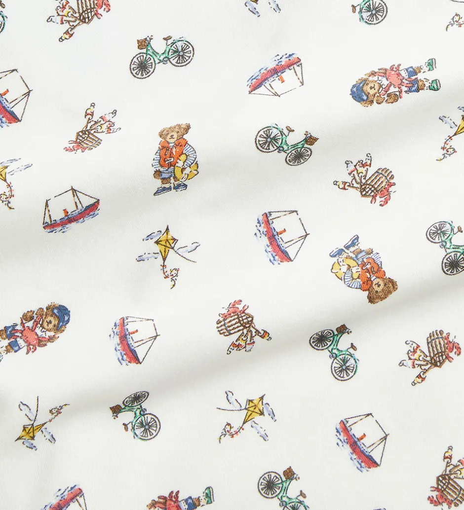 Børn Polo Ralph Lauren Sommedragt - Hvid m. Print