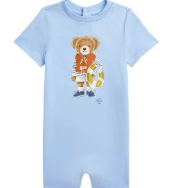Sommerdragter*Polo Ralph Lauren Sommerdragt - Lyseblå m. Bamse
