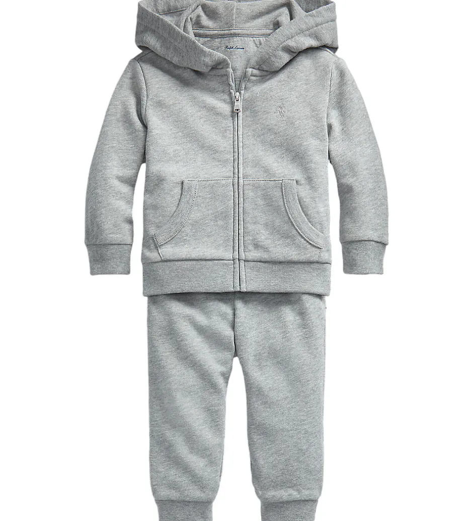 Børn Polo Ralph Lauren Sweatsæt - Core Replen - Gråmeleret