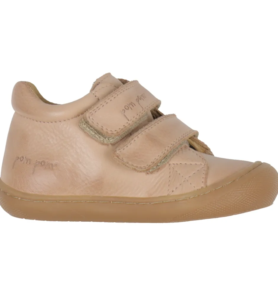 Begyndersko*Pom Pom Begyndersko - First Sport Velcro - Old Rose