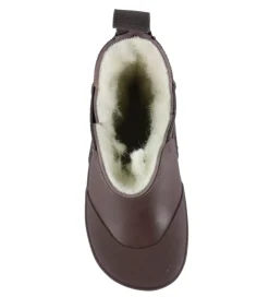 Gummistøvler*Pom Pom Gummistøver m. For - Ankel - Chocolate