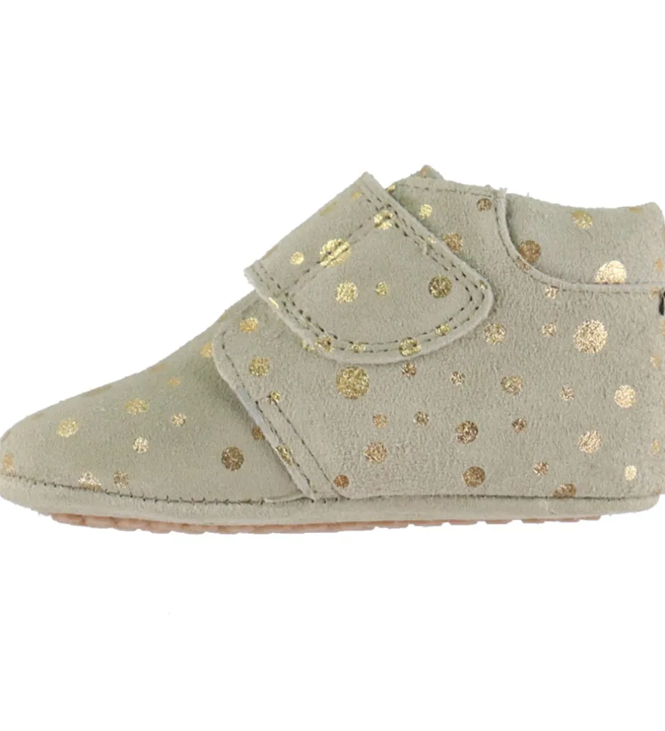 Børn Pom Pom Skindfutter - Beginners Velcro - Noos - Gold Dot