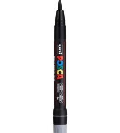 Tuscher Og Farver*Posca Tuscher m. Pensel-spids - PCF-350 - 3 stk. - Hvid/Sort
