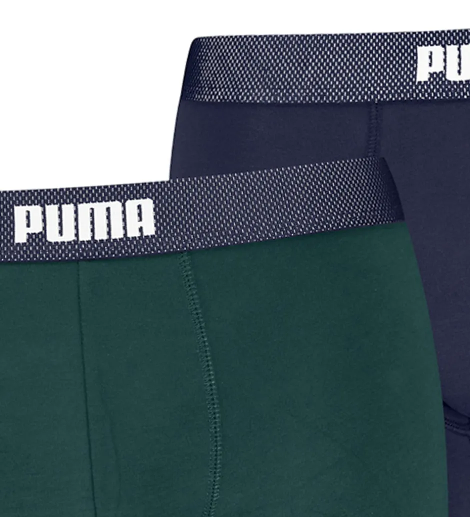 Undertøj*Puma Boxershorts - 2-pak - Grøn/Navy