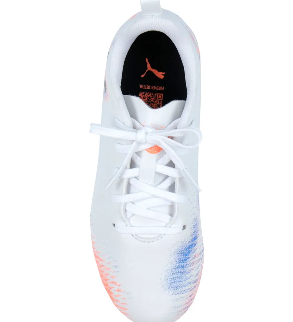 Puma Fodboldstøvler - Future 8 Play FG/AG - White/ Black/Gow
