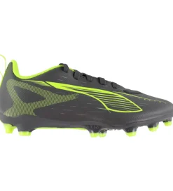 Fodboldstøvler - Græs (Fg)*Puma Fodboldstøvler - Ultra 5 Play FG/AG Jr - Silver Yellow/Aged