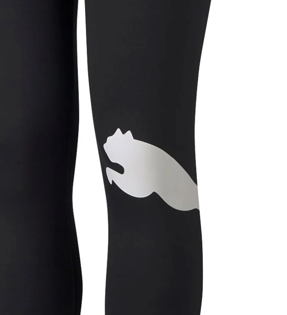Gymnastiktøj*Puma Leggings - Active - Sort m.Hvid Logo