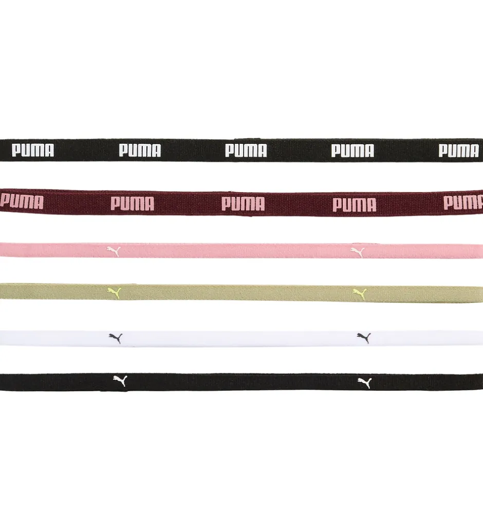 Puma Pandebånd - 6-pak - Ruby Shimmer/Pink/Lux Army